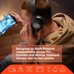 JBL Quantum 200 – Fones de ouvido para jogos circum-auriculares – Preto, grande - Imagem 2