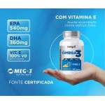 Katiguá Ômega 3 Meg-3 Epa + Dha 3000Mg Fish Oil 120 Cápsulas Soft Gel • 40 Doses Branco - Imagem 2