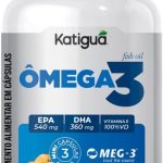 Katiguá Ômega 3 Meg-3 Epa + Dha 3000Mg Fish Oil 120 Cápsulas Soft Gel • 40 Doses Branco