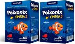 Kit 02 Peixonix Ômega 3 Mastigável Cereja 60 Caps Maxinutri
