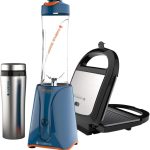 Kit Blender Zoop Sport Inox e Sanduicheira Prime Cadence - 127V