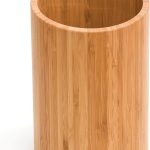 Lipper International 8827 Porta-utensílios de cozinha de madeira de bambu, 13,8 cm x 20,3 cm