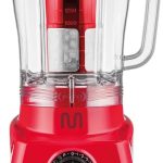 Liquidificador 2,6L Turbo Vermelho 1000w-127v com 8 Velocidades Multi - LQ1003
