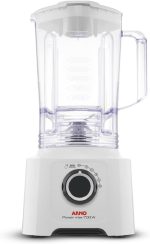 Liquidificador Arno Powermax 700W LN51, Branco, com 4 Lâminas Powelix, 3,1L de Capacidade Total e Alta Performance, 110V
