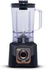 Liquidificador Arno Powermax Autolock 1400W LN81, Cinza Chumbo, com 6 Lâminas Powelix Pro, Tecnologia Anti Vazamento, Comfort Control e Limpeza Fácil, 110V