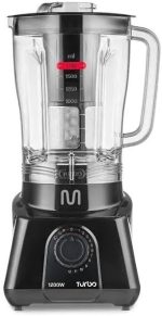 Liquidificador Turbo 2,6L com 12 Velocidades e Filtro Separador 127V 1200W Preto Multi - LQ1201