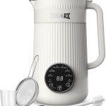 Liquidificador de máquina de fazer leite de nozes 8 em 1, 947 ml de soja, amêndoa, aveia, coco, bebidas à base de plantas e não lácteos, máquinas de fazer leite de nozes – com funções de início de