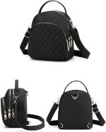 Mochila feminina pequena acolchoada mini mochila para mulheres moderna