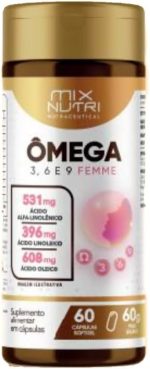 NUTRACEUTICAL OMEGA 3/6/9 FEMME - 60 CAPS - 60G