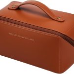 Necessaire Feminina Grande para Viagem e Uso Diário – Frasqueira Bolsa de Maquiagem, Organizadora Multiuso Premium