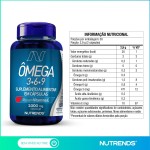 Nutrends Ômega 3 6 9 (Prímula Linhaça E Borragem) 1450Mg 60 Cápsulas - Imagem 2