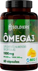 Ômega 3-60 Caps - 1000mg (MEG 3) - Soldiers Nutrition