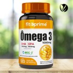 Ômega 3 Óleo De Peixe 1000mg Com 120 Cápsulas Rico em EPA DHA - Imagem 2
