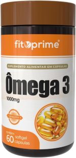 Ômega 3 Óleo De Peixe 1000mg Com 60 Cápsulas Fitoprime