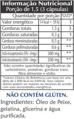 Ômega 3 Óleo de Peixe 500 MG 120 Cápsulas Bodyactive