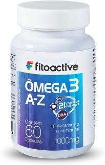 Ômega 3 Polivitamínico A-Z 60 Cápsulas Fitoactive