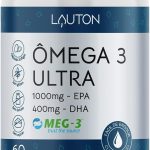 Ômega 3 ULTRA 1000mg Epa 400mg Dha - 60 Capsulas | Lauton Nutrition