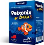 Peixonix Ômega 3 Mastigável Sabor Cereja - 60 Cáps., Maxinutri