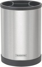 Porta-Utensílios Giratório Tramontina em Aço Inox