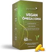 Puravida Ômega 3 Vegano Dha 60 cápsulas