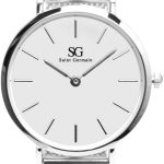 Relógio Feminino Pulseira Prata Redondo Harlem Silver 32mm Delicado