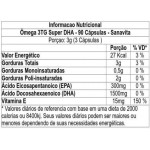Sanavita Ômega 3 DHA - Alta Pureza e Concentração - 90 Cápsulas - Imagem 2