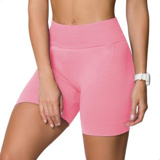 Short Academia Feminino Zero Transparência Sem Costura Poliamida Selene Adulto