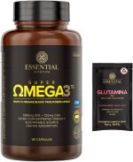Super Ômega 3 TG 1000mg - Essential Nutrition - 90 Cápsulas gel + amostra