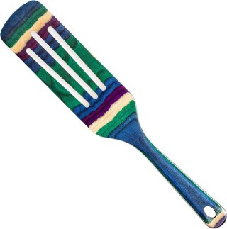 Totally Bamboo Baltique Mumbai Collection Utensílio de cozinha de madeira de 33 cm, seguro para antiaderente