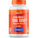 Ultra Omega 3, DHA 1000MG + EPA 400MG, Certificado Meg-3, 60 Cápsulas, Bigens (Unidade, Com Vitamina E)