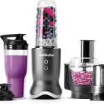 nutribullet® Sistema de cozinha compacto Ultra Plus+ 3-1, sistema de cozinha de 1200 W com liquidificador, processador de alimentos e moedor de café e especiarias, copos de mistura de 940 ml e 680 g