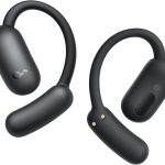 soundcore AeroFit 2 da Anker, Fone De Ouvido Bluetooth 5.4, Open-Ear, Tradução em Tempo Real, 4 Posições Ajustáveis, Graves 2x Potentes, Hi-Res, IA Chamadas, 42H, Carregamento Sem Fio, IP55, Preto