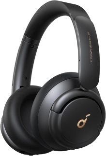 soundcore Q30 da Anker, Fone de Ouvido Bluetooth Sem Fio, ANC Híbrido Ativo, Headphone, Som de Alta Resolução, EQ Personalizável via App, 80h de Bateria, Conexão Multiponto, Ajuste Confortável, Preto