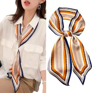 1 pç lenços coloridos coloridos e versáteis, faixas de cabelo, sentido feminino de alta qualidade, fitas multifuncionais de faixa longa