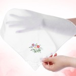 12 lenços femininos, lenços vintage de renda floral de algodão bordados de renda para mulheres, lembrancinhas de festa de casamento e chá - Imagem 2