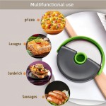 Conjuntos de utensílios de cozinha de aço inoxidável, cabo de plástico, cortador de bolo, multiuso, ferramenta de cozinha - Imagem 3