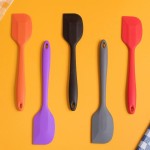 MOZCADA Cozinha Espátula de Silicone Reta, Cinza, 28 x 5.5 x 2 cm - Imagem 3