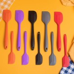 MOZCADA Cozinha Espátula de Silicone Reta, Cinza, 28 x 5.5 x 2 cm - Imagem 6