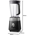 Liquidificador Série 5000, RI2242, Preto, 220v, Jarra Inquebrável, Philips Walita - Imagem 12