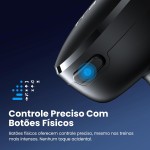 Tranya M20 Fones de Ouvido Bluetooth - 30 Horas de Bateria, À Prova de Suor, App Personalizável, Drivers de 14.2 mm com Graves Potentes, Microfone para Chamadas Claras - Preto Cósmico - Imagem 5