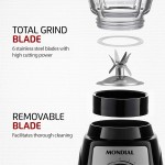 MONDIAL Liquidificador Turbo Glass Jarra de Vidro, Preto/Inox, 1400W, 110V - L-1400 GI - Imagem 6