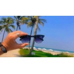 Óculos de Sol Polo London Club, estilo Club Master Quadrado Com Lentes Fume Preto contém com Case ECO, Unissex - Imagem 9