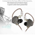 Fone de Ouvido KZ ZSN Pro com Microfone (Cinza) - Imagem 9