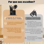 Utensílios de Cozinha, 19 Peças - Kit de Silicone Incluído - Imagem 5