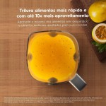 Liquidificador Electrolux 1500W 3,2L Pulsar 3 em 1 15receitas pre-programadas Efficient com TriForce 15 Velocidades Cinza EBL1500 220v - Imagem 10