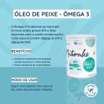 Óleo de Peixe Omega-3 Tradicional Naturalis 180 Cápsulas - Imagem 2