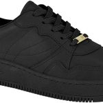 Tênis Feminino Casual Pelica Preto Branco Vizzano 1389.101