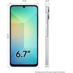 Celular Samsung Galaxy A06, 128GB, 4GB RAM, Tela 6.7", Câm. Traseira 50+2MP, Frontal 8MP (Branco) - Imagem 3