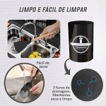KIT 12 Utensílios Para Cozinha de Silicone Com Cabo de Madeira Antiaderente e Resistente ao Calor Conjunto Completo Premium BPA Free (Preto) - Imagem 8