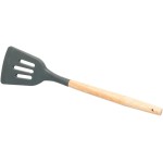 WOLFF - Conjunto 5 Utensílios para Cozinha de Silicone com Suporte Cinza - Imagem 4
